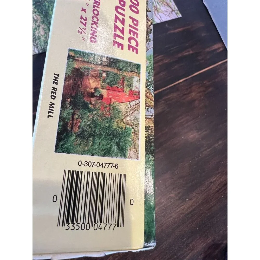 The Red Mill 1000 Piece Jigsaw‎ Puzzle Golden Vintage USA 4777-48 Interlocking
